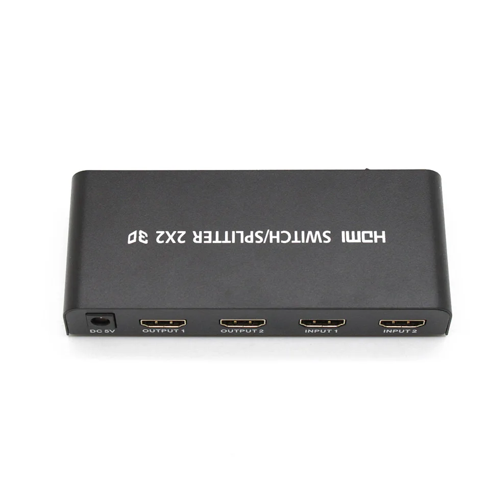 ЕС Premium Матрица 2x2 HDMI Переключатель Splitter 2 in2 выход конвертер Адаптер С Пультом