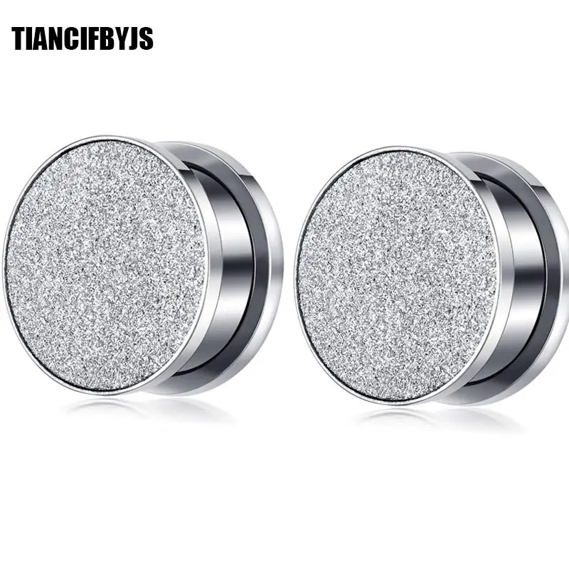 

TIANCIFBYJS Stainless Steel Screw Fit Tunnels Ear Plugs Gauge Flesh Expander Stretcher Piercing Cartilage Kit Body Jewelry 60pcs