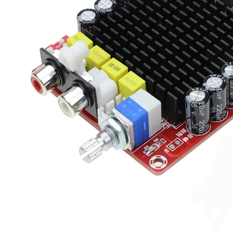 TDA7498 placa amplificador de potencia Digital 100 W + 100 W amplificador de Audio estéreo de doble canal Clase D para altavoz DC 15-34 V E4-001