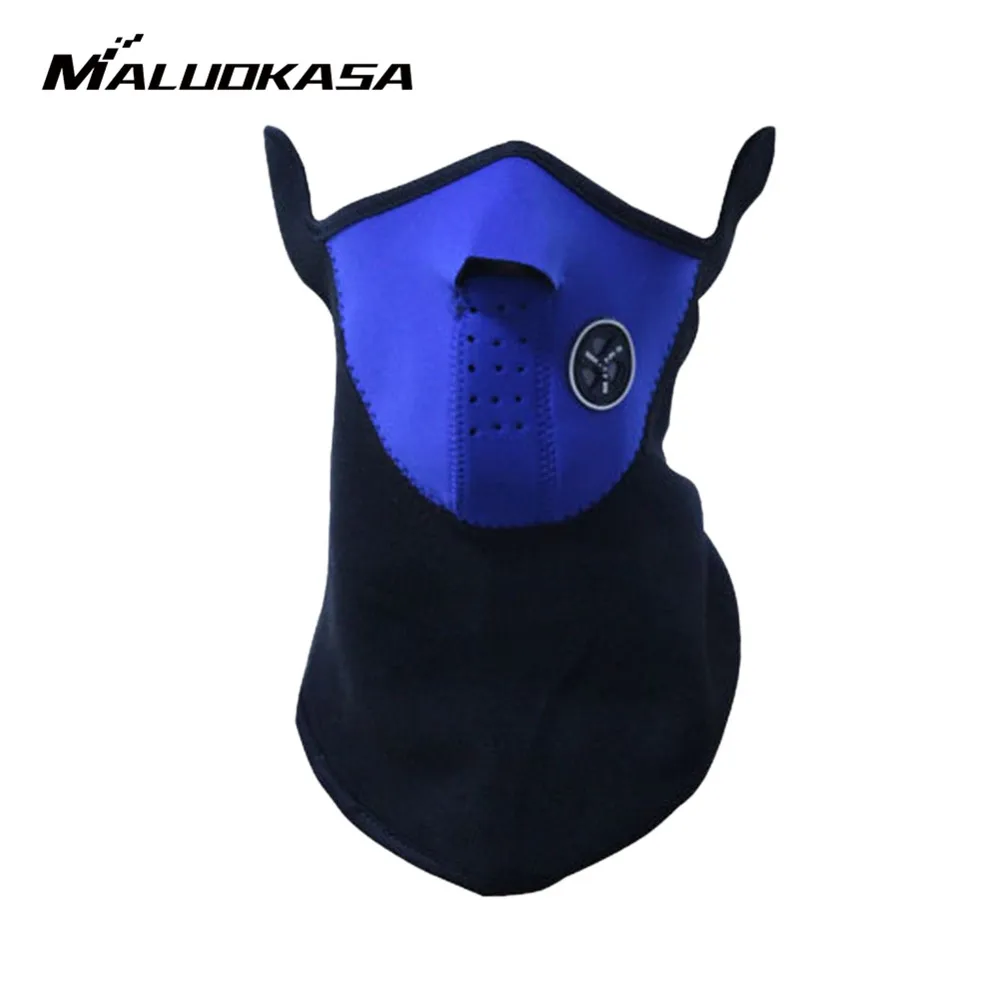 Полумаска для мотоцикла флисовая унисекс лыж снега езды на велосипеде|motorcycle face