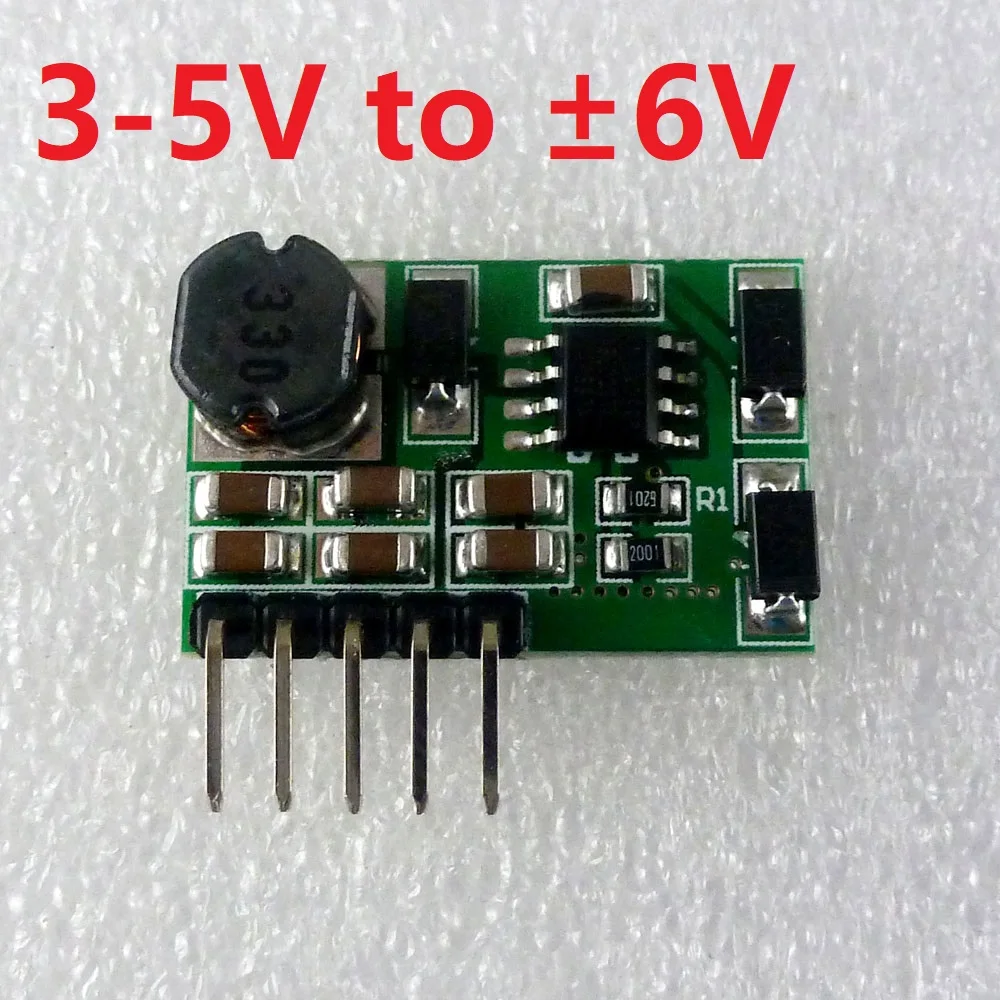

Dual Output Voltage Module 2-5V to +6V -6V DC DC Step up Boost Converter Board Power supply