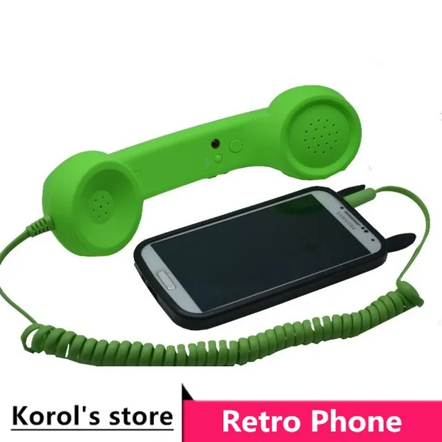 2016 hot sales fashion Retro telefonní sluchátko speciálně na mobilním telefonu anti-radiační mobilní telefon Sluchátka doprava zdarma