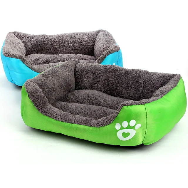 LAPLADOG Warm Winter Dog Bed Sofa Mat Kennel Doggy House Candy Colored Dog Cat Rabbit House Puppy Sleeping Nest