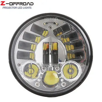 

For Indian Scout 5.75inch LED Motorcycle Headlight For Sportsters XL XG XR VRSCD Dyna Projector Headlamp