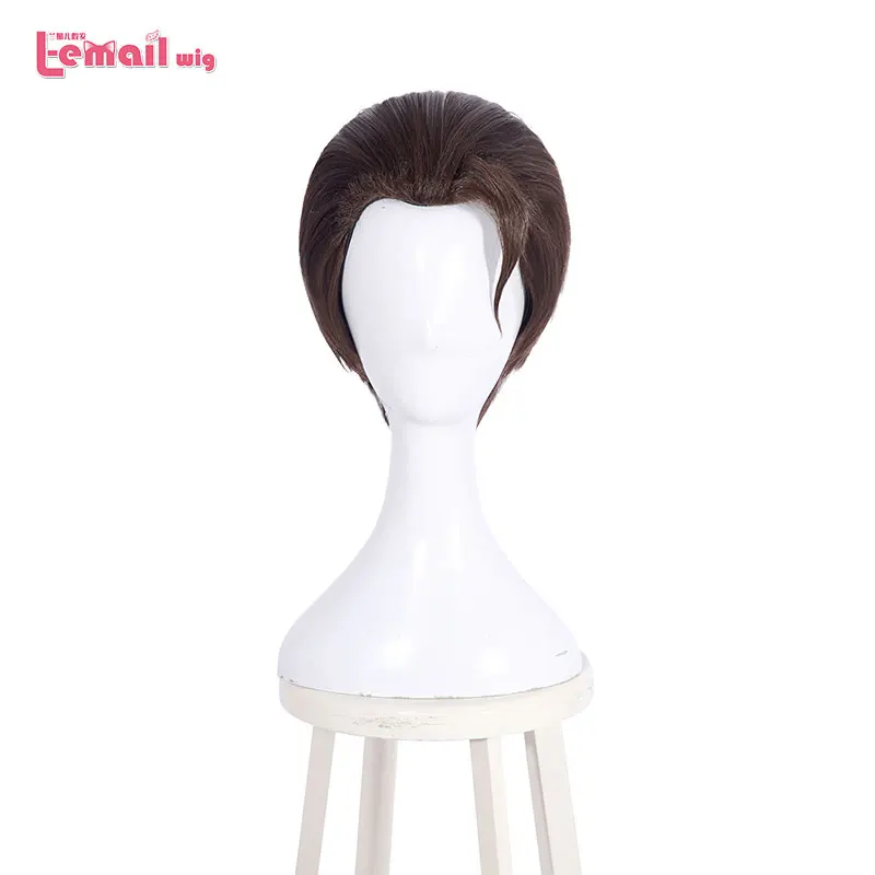 

L-email wig 2018 New Game Detroit Become Human Cosplay Wig Conner Black Brown Color Synthetic Hair Perucas Women Cosplay Wig