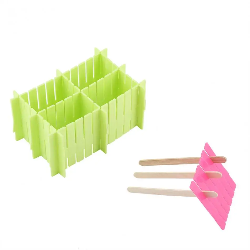 6 Molds Popsicle Mould Ice Cream Mold with 50pcs Stick DIY Popsicle Ice