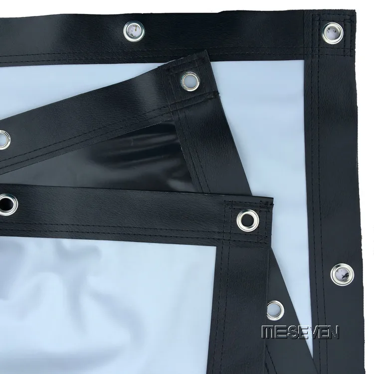 

200 inches 4:3 PVC Gray-Black Soft Front Projection Screen for Home Cinema Camping School Office etc.