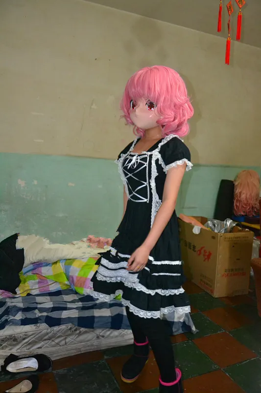 Top Quality Handmade Female Letax Face Mask Cosplay Kigurum Crossdresser