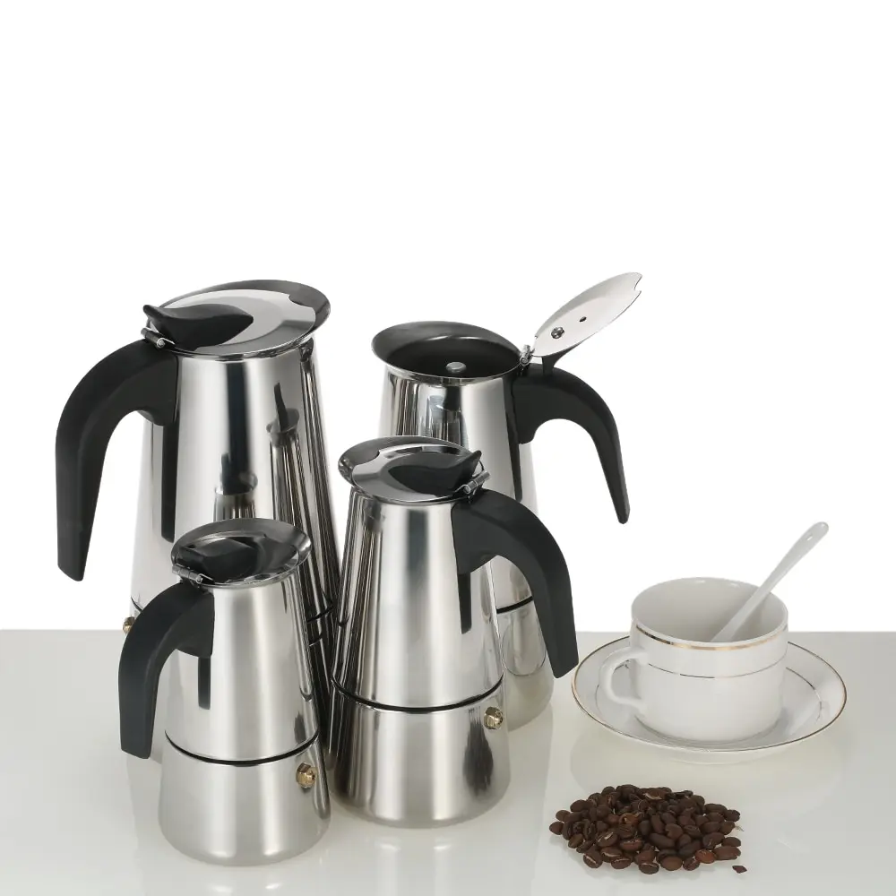 

Stainless Steel Coffee Pot Espresso Percolator Coffee Stovetop Maker Mocha Pot for Use on Gas or Electric Stove Coffee Maker