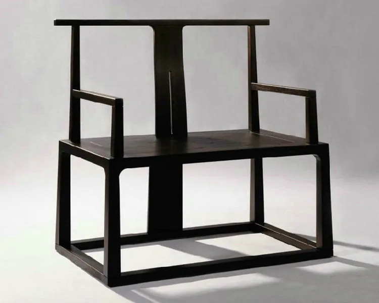 Zen-series-of-new-Chinese-wood-chair-surrounded-his-early-Armchairs