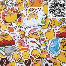 40 Uds Chick life story impermeable Cap Creative Sticker para monopatín portátil equipaje teléfono Styling juguete casero pegatinas de dibujos animados