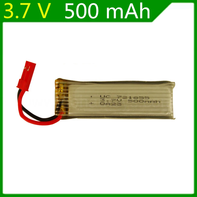 

3.7 V 500 mah Remote control plane 3.7 V 500 mah lithium battery JST plug 721855