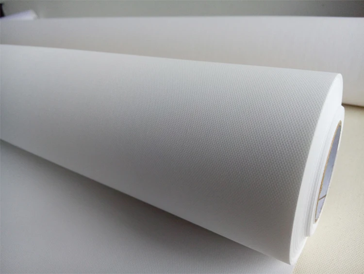 17in Inkjet white polyester art canvas paper roll (2 rolls)in Painting Canvas from Office