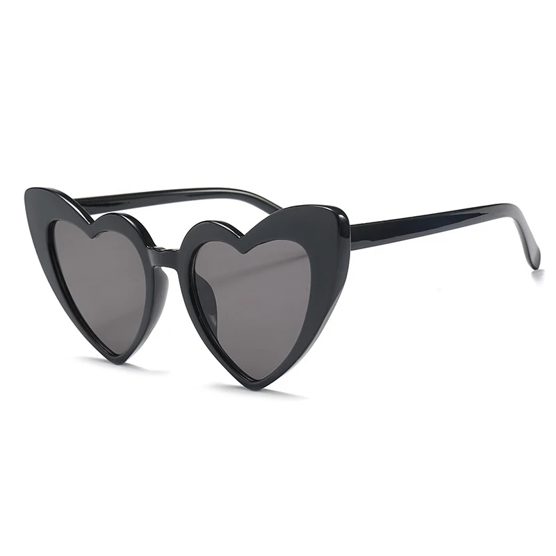 ROSANNA солнцезащитные очки в форме сердца женские брендовые дизайнерские солнцезащитные очки «кошачий глаз» ретро очки в форме сердца женские солнцезащитные очки UV400 - Цвет линз: C1