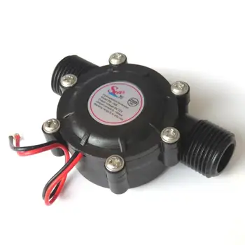 

Water flow generator DC5V DC12V miniature hydro generator supplies power to the induction sanitary ware display