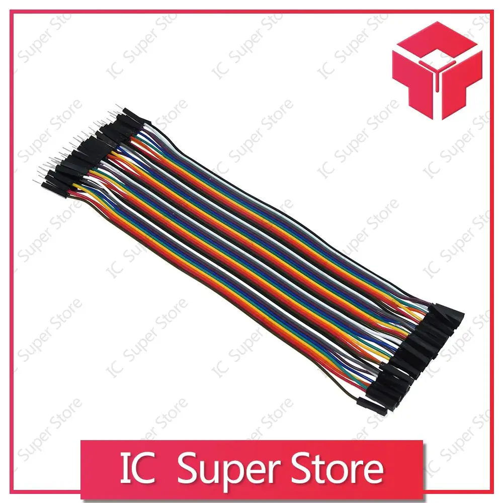 Dupont line 10 см+ Dupont line 20 см мужской и мужской+ женский и женский+ мужской+ и Женский Соединительный провод Dupont кабель для arduino DIY KIT - Цвет: 20CM F-M