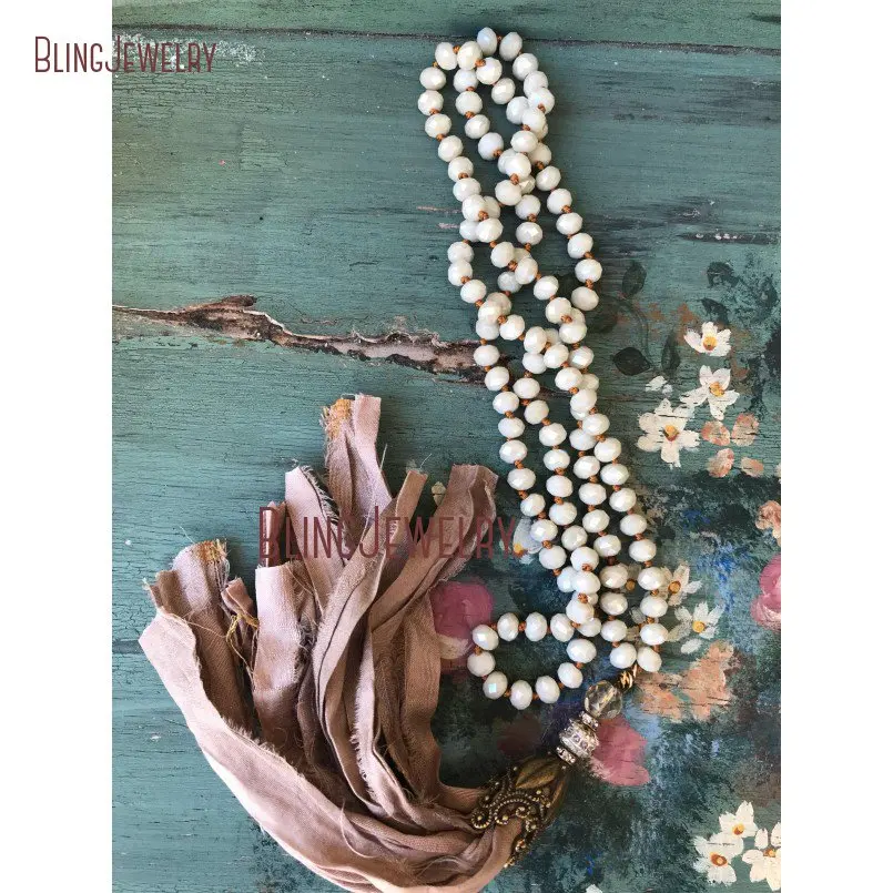 20190301-NM15556-romantic shabby boho chic sari silk tassel necklace jewelry unique accessory simple glam necklace_3