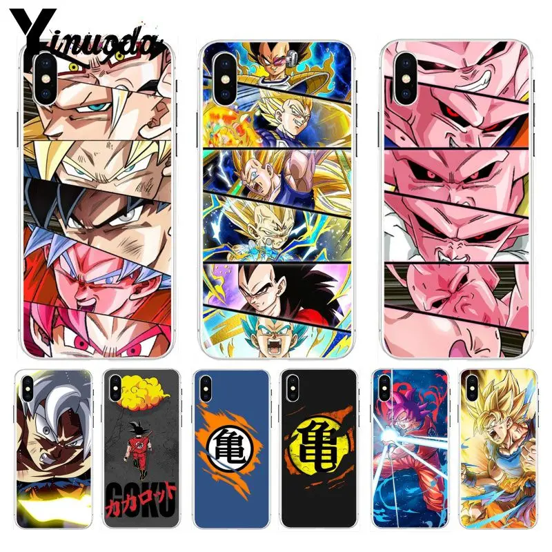 Yinuoda DRAGON BALL Z Высокое качество Аксессуары для телефона чехол Apple iPhone 8 7 6 6S Plus X XS max 5