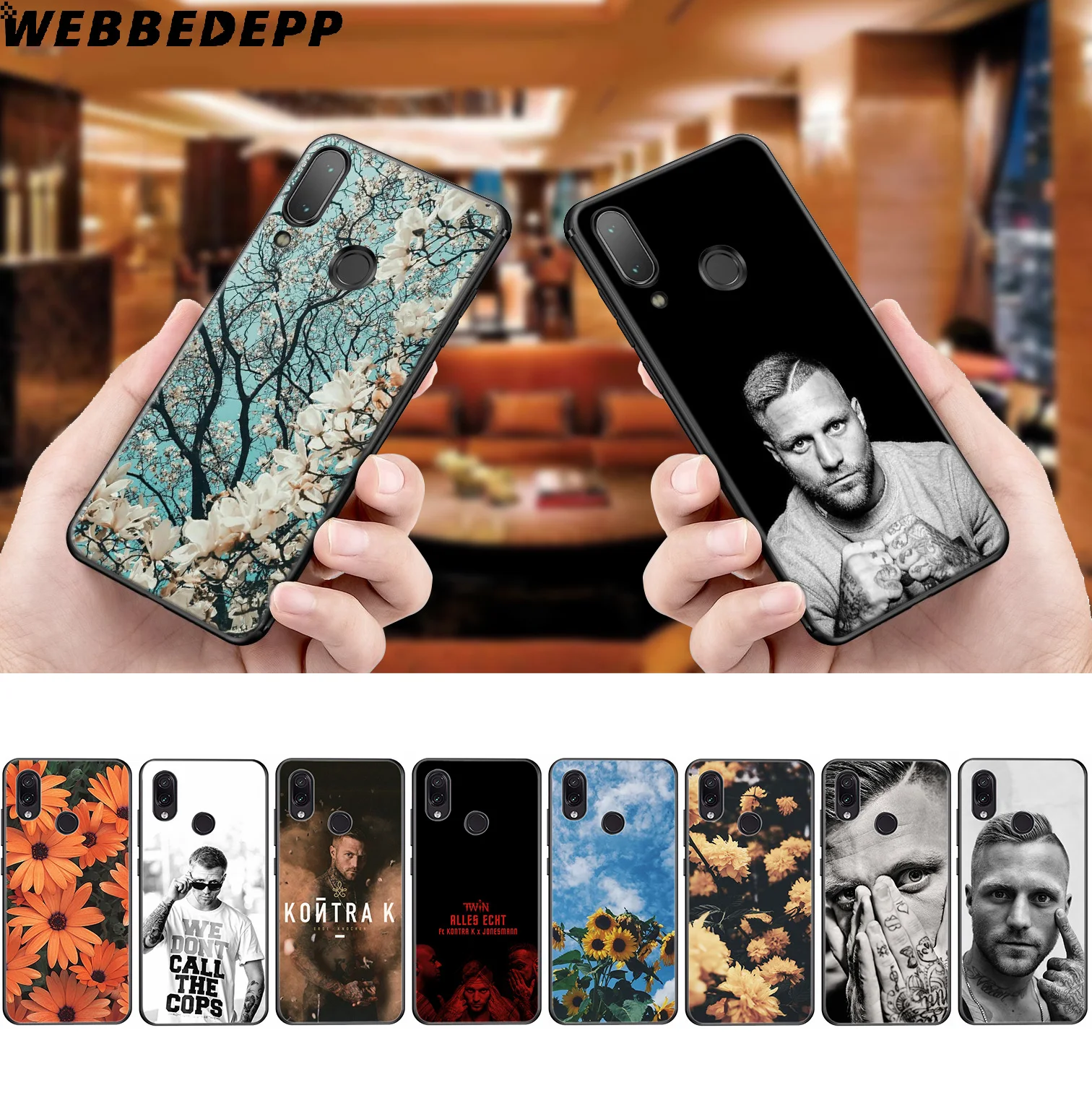 WEBBEDEPP Kontra K Rapper Soft Case for Xiaomi Redmi K20 7A 4A 4X 5 5A 6 6A S2 Note 8 4 7 Pro Plus Prime |
