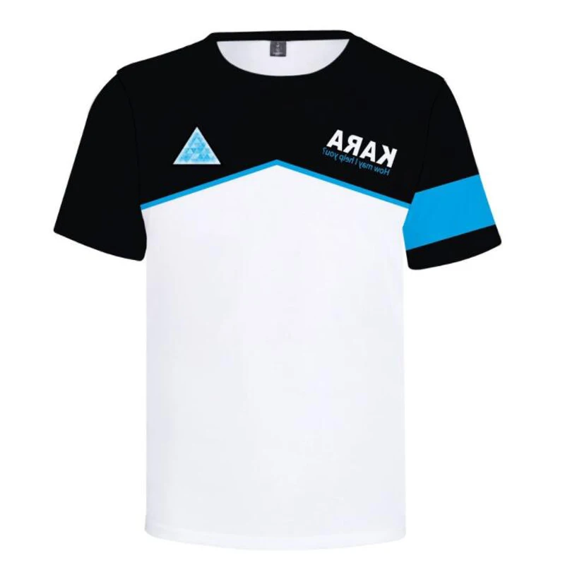 

Hot game detroit : become human 3D Printed T Shirt Men Women Summer Fashion Hip Hop Funny Tshirt Cool Short Sleeve Anime T-Shirt