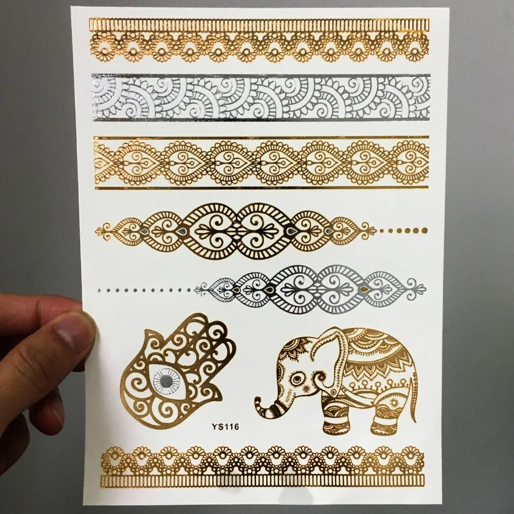 الجملة الوشم المؤقت للماء الفيل تاتو النساء القلب يترك الزهور الذهب معدن غطاء ندوب الوشم وشم على شكل رسوم للجسم الجملة الوشم المؤقت للماء الفيل تاتو النساء القلب يترك الزهور الذهب معدن غطاء ندوب الوشم وشم على شكل رسوم للجسم