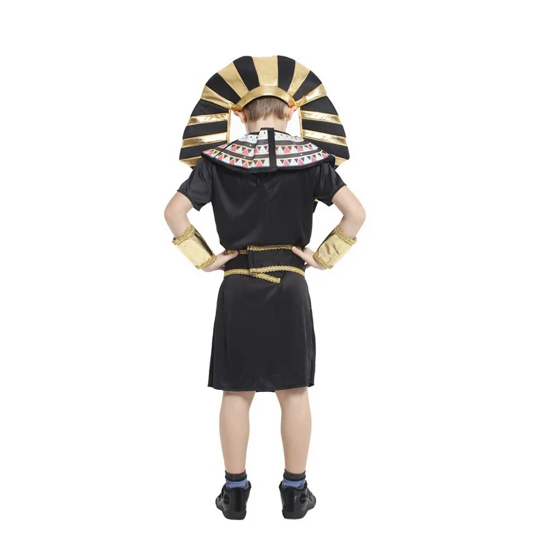 Boys Egyptian King Tut Halloween Costumes Kids Fancy Children Party Dress Black Yellow Halloween Costume For Kids Halloween Costume For Kids Halloween Costumehalloween Costume Kids Aliexpress