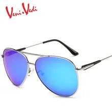 T VENI VEDI hombres oval aleación gafas de sol polarizadas glasse para mujeres grandes gafas de marco gafas de sol retro gafas de sol oculos nueva