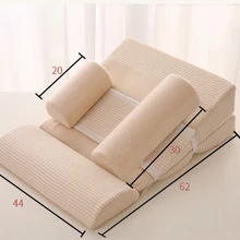 Детская подушка для обеда с защитой от перелива, подушка для кормления молока, подушка для кормления, фиксированная безопасная Подушка для сна, хлопок, съемная, регулируемая, Мульти