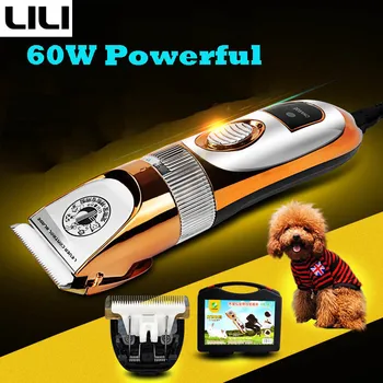 

LILI ZP-293 60W Professional Pet Dog Hair Trimmer Animal Grooming Clippers Cat Cutters Powerful Machine Shaver Electric Scissors