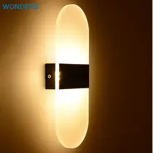 Современные Бра, настенная Светодиодная лампа 3W6W 8 W Спальня Led прикроватная лестница прохода акриловый свет балкон лампа настенное бра для коридора Lamparas