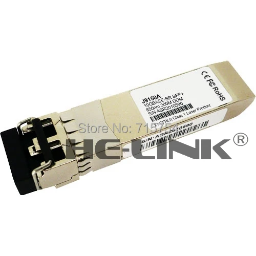 

Приемопередатчик J9150A-X132 10G SFP + LC SR 850nm 300m (совместим с HP)