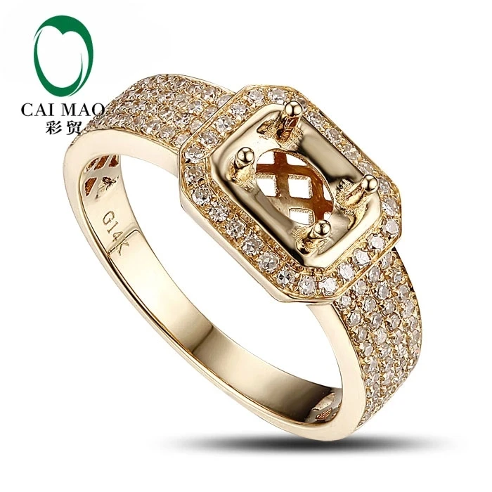 Yellow Gold Engagement Ring Settings Wholephotos