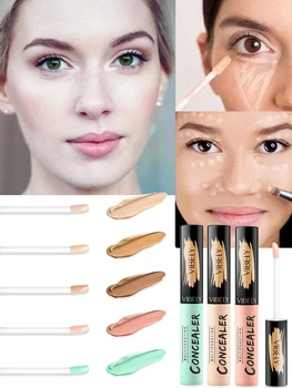 

Face Concealer Liquid Ultra Pigmented Lightweight Natural Girl Bright Facial Eye Lip Primer Makeup Base Hide Blemish