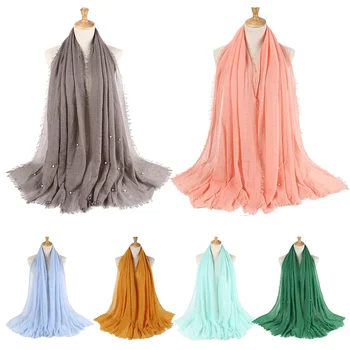 

Lace Tie-dyed Rose Monochrome Woman Elegance Scarf Multipurpose Muslim Wholesale 2019