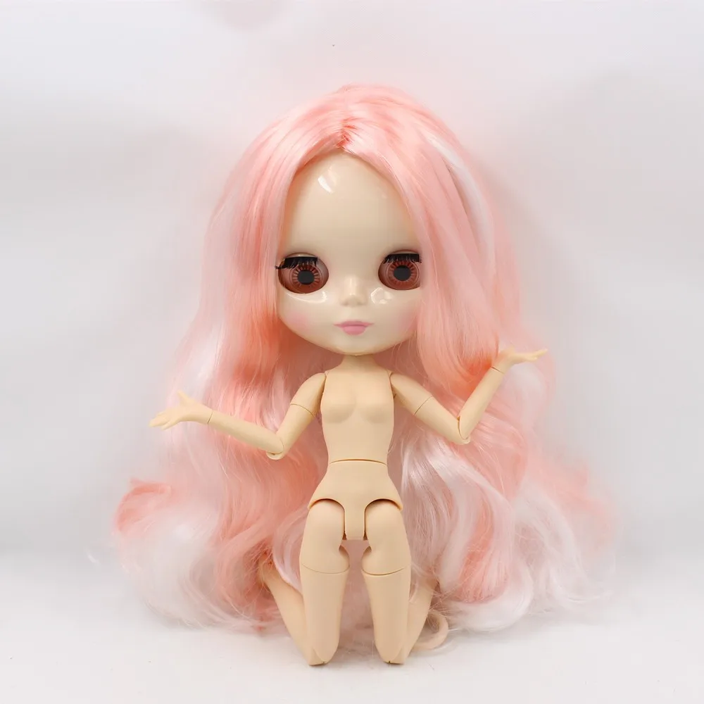 Fortune Days Nude Blyth кукла No.260BL136/1010 розовый микс белые волосы 1/6 суставы тела белая кожа фабрика Blyth