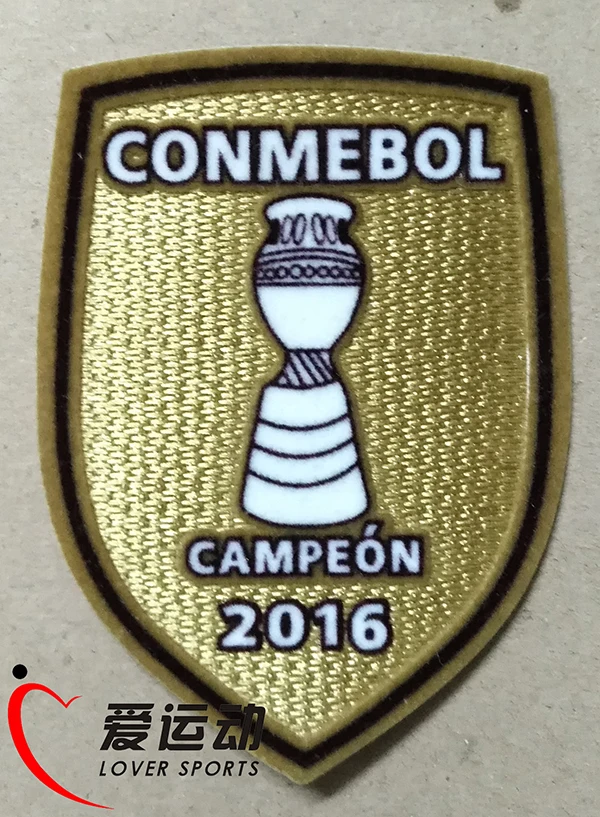 

2016 Chile Copa America 2016 CONMEBOL Campeon 2016 soccer patch Chile national team Champion patch free shipping