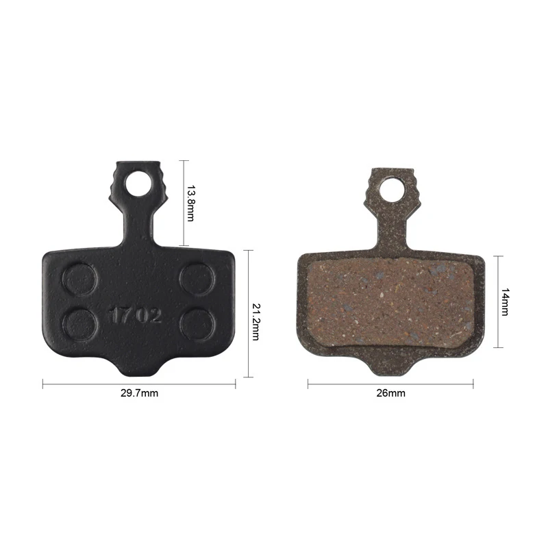 BIKEIN 4 пары MTB велосипед дисковые Тормозные колодки для Avid Elixir/R/CR/CR MAG/E1/3/5/7/9 Sram X0 XX