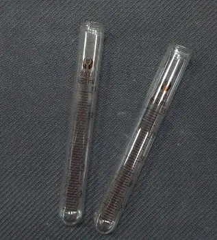 

20PCS clear graduation glass test tube round bottom without cap free shipping