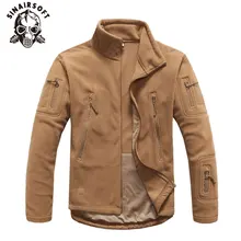 Горячая зима Военная Тактическая уличная мягкая оболочка Флисовая теплая мужская спортивная куртка армейская охотничья Спортивная