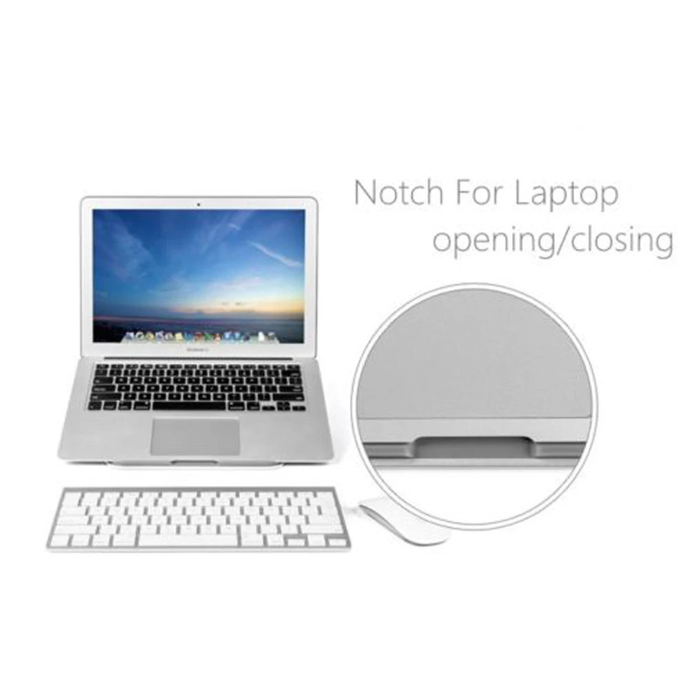 Новая алюминиевая подставка для ноутбука, подставка для планшета, охлаждающая настольная подставка для ноутбука, металлический кронштейн для ноутбука Laptap для MacBook Pro Air 11-15 дюймов