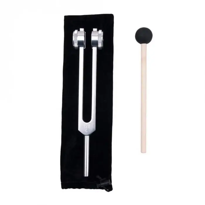 Tuning Fork 128Hz 256Hz Aluminum Alloy High Precision Hearing Detection Relieve Joint Pain KH889