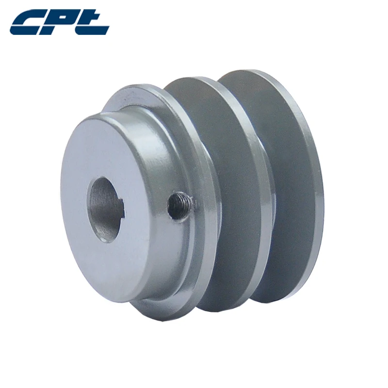 CPT 2AK51 V Belt sheave pulley for A belt, 2 Grooves, Bore3/4",7/8",1