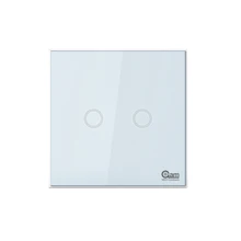 NEO COOLCAM NAS SC01Z Z wave Plus Wall Light Switch 2CH Gang Home Automation Z Wave