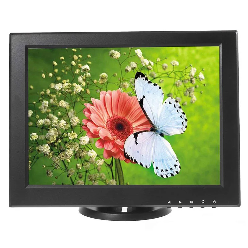 12 Inch HDMI Monitor with BNC VGA AV HDMI Input 1024*768 Portable TFT LCD Mini HD Color Video Screen for PC CCTV Home Security 12 Inch HDMI Monitor with BNC VGA AV HDMI Input 1024*768 Portable TFT LCD Mini HD Color Video Screen for PC CCTV Home Security