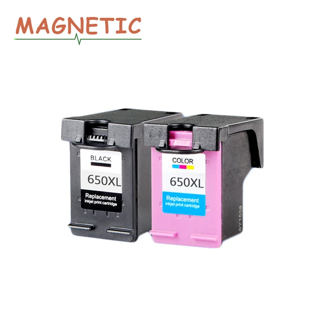 2Pcs 650xl For HP Deskjet 1015 1515 2515 2545 2645 3515 4645 Printer Compatible Ink