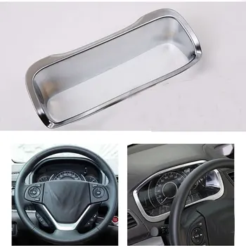 

New Chrome ABS Console Dashboard Panel Decorative Frame Cover Trim For Honda CRV CR-V 2012-2014 Car Styling