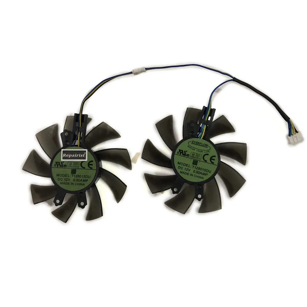 Кулер VGA для видеокарты Manli GeForce RTX 2060/2070 GTX 1660 Ti Gallardo замена 2 шт./компл. T128015DU RTX2070