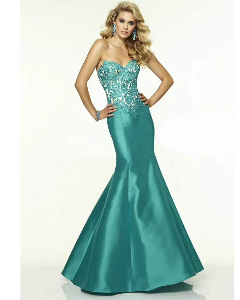 turquoise formal wear