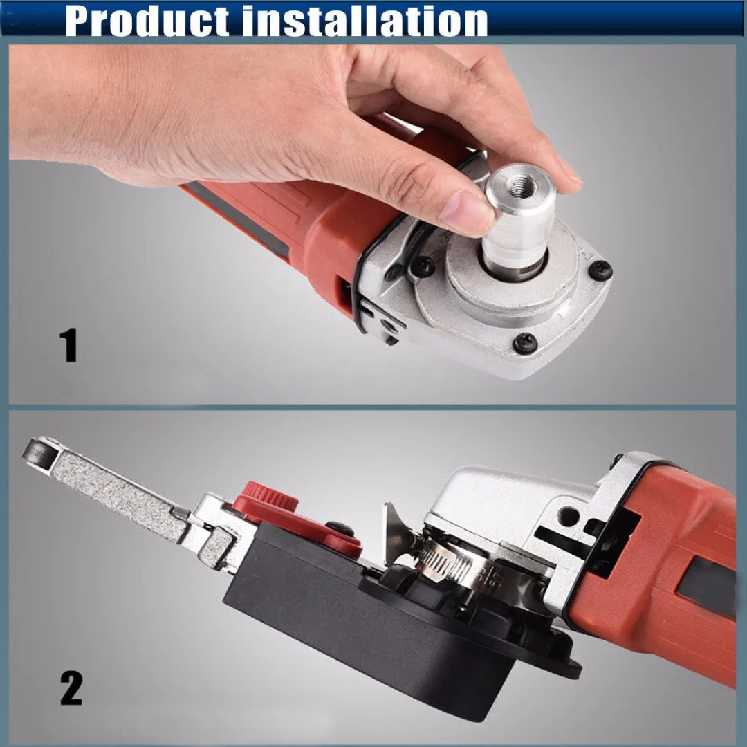 M10/M14 DIY шлифовальная ленточная головка электрическая дрель угловая шлифовальная машина точилка гравер шлифовальный станок для "-5" электрическая угловая шлифовальная машина