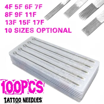 

Tattoo Needles High Quality Flat Sterilize Mixed 10 Size Tattoo Machine Sterile Disposable Needles Drop Shipping
